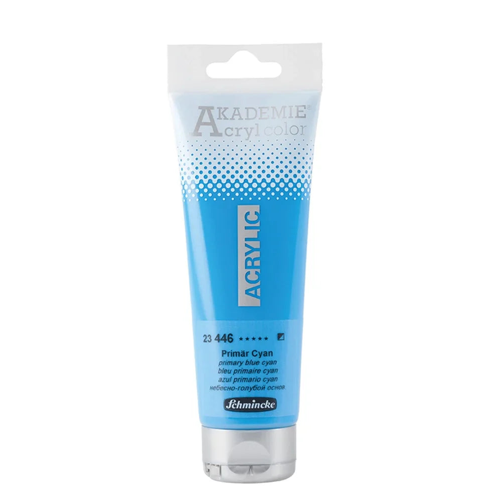 Schmincke Akademie Acrylic Color, 120ml, Primary Blue