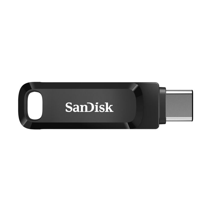 Sandisk Ultra Dual Drive Go Flash Drive – 128Gb/ 400Mb/S/ Usb 3.1 Gen 1/ Usb-C/ Black