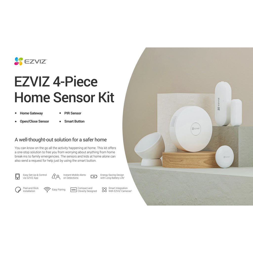 Ezviz Cs-B1 4-Piece Home Sensor Kit