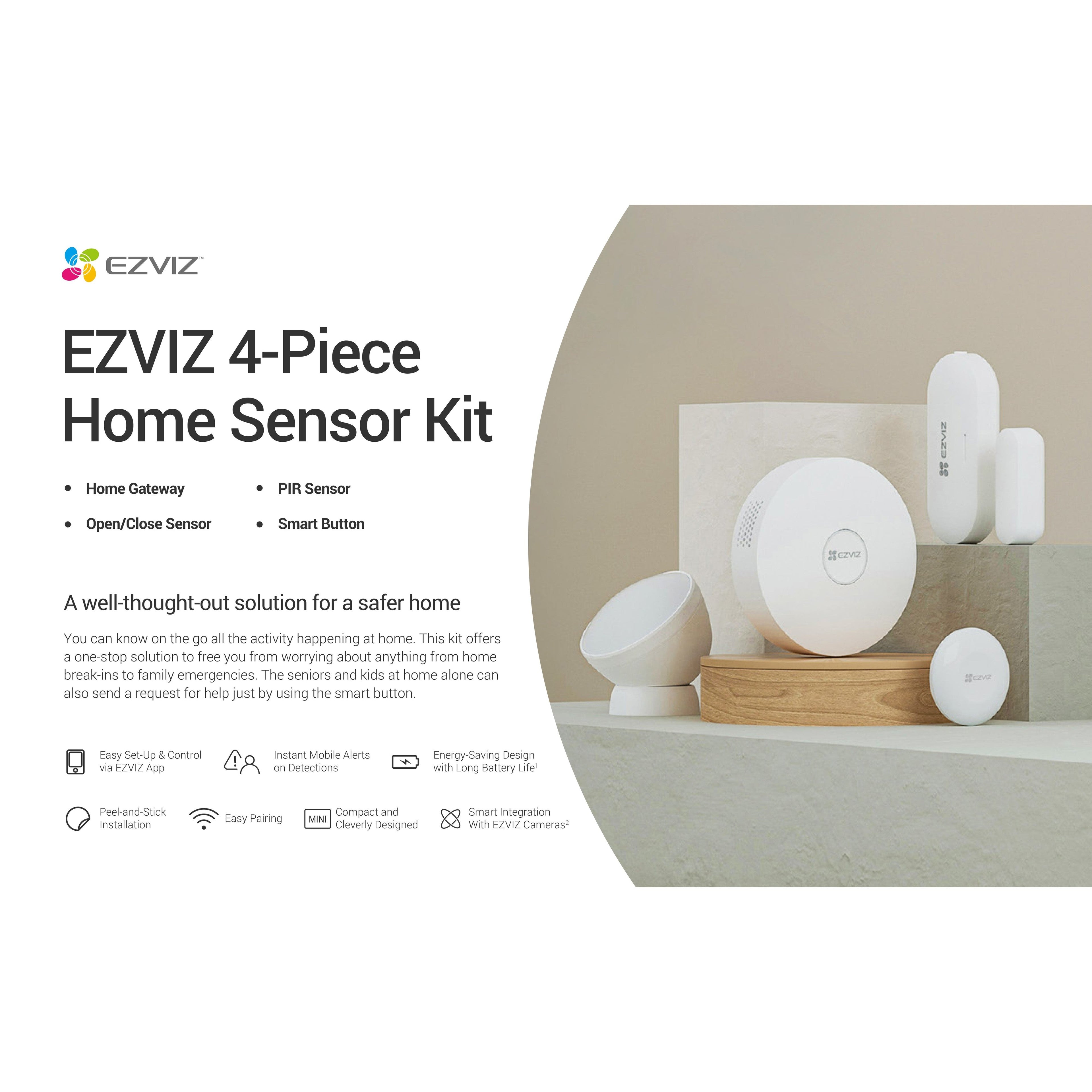 Ezviz Cs-B1 4-Piece Home Sensor Kit