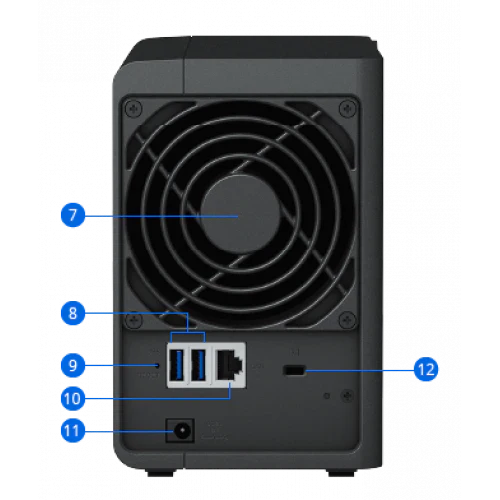 Synology DiskStation DS223 2 Bay Network & Cloud Storage (Diskless)