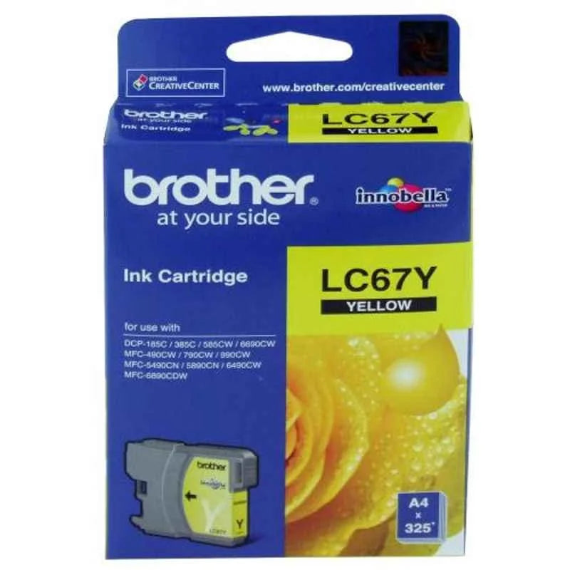 Brother Lc 67 Yellow Ink Cartridge