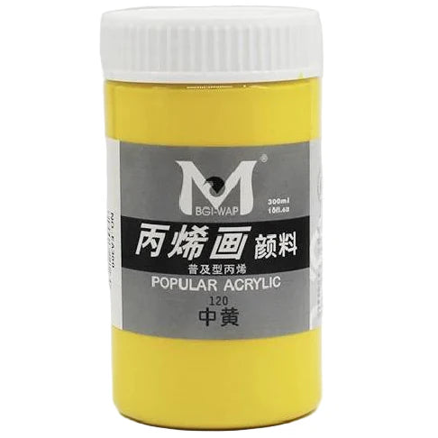 Art Rangers Acrylic Color 300Ml (120) Mid-Yellow