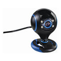 uRage REC 200 HD Streaming Gaming Webcam 720P USB A Black Blue