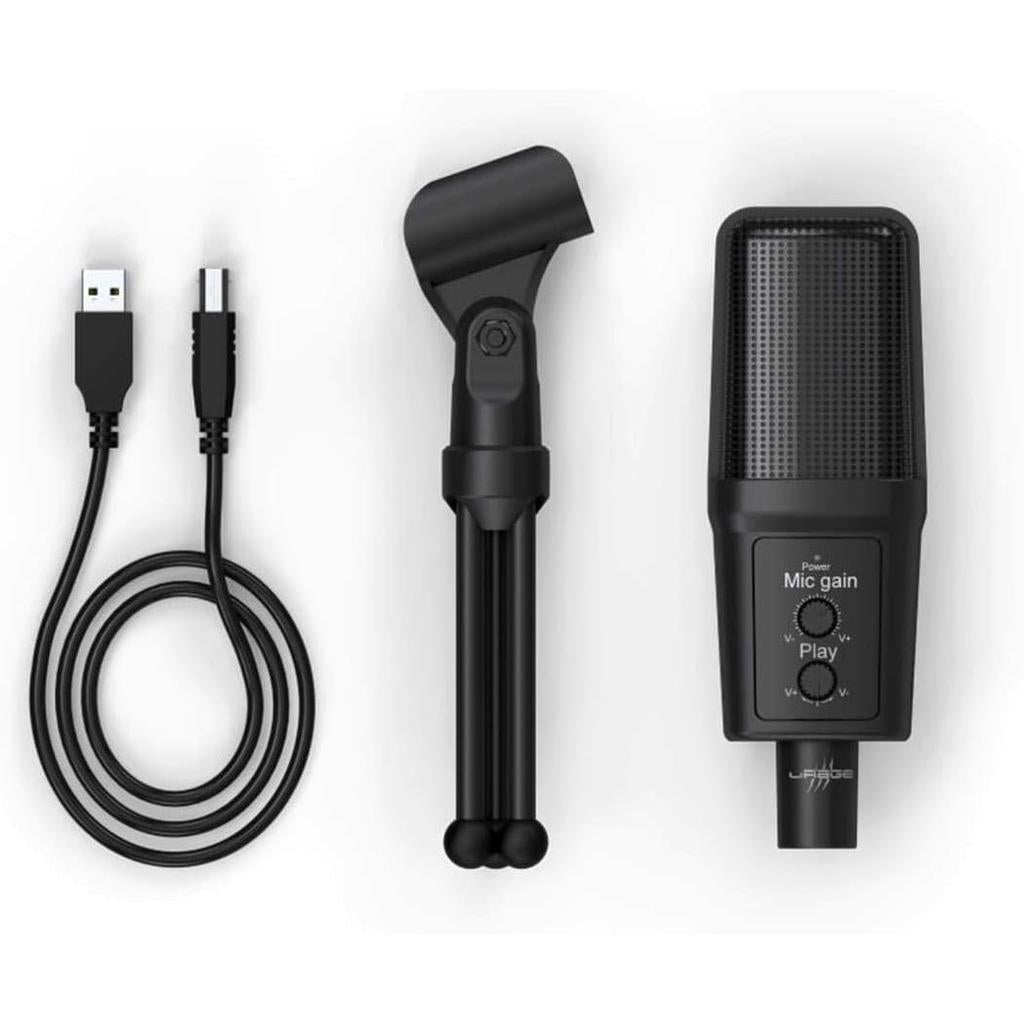 uRage Stream 700 HD USB Gaming Microphone 2.5M USB Wired Black