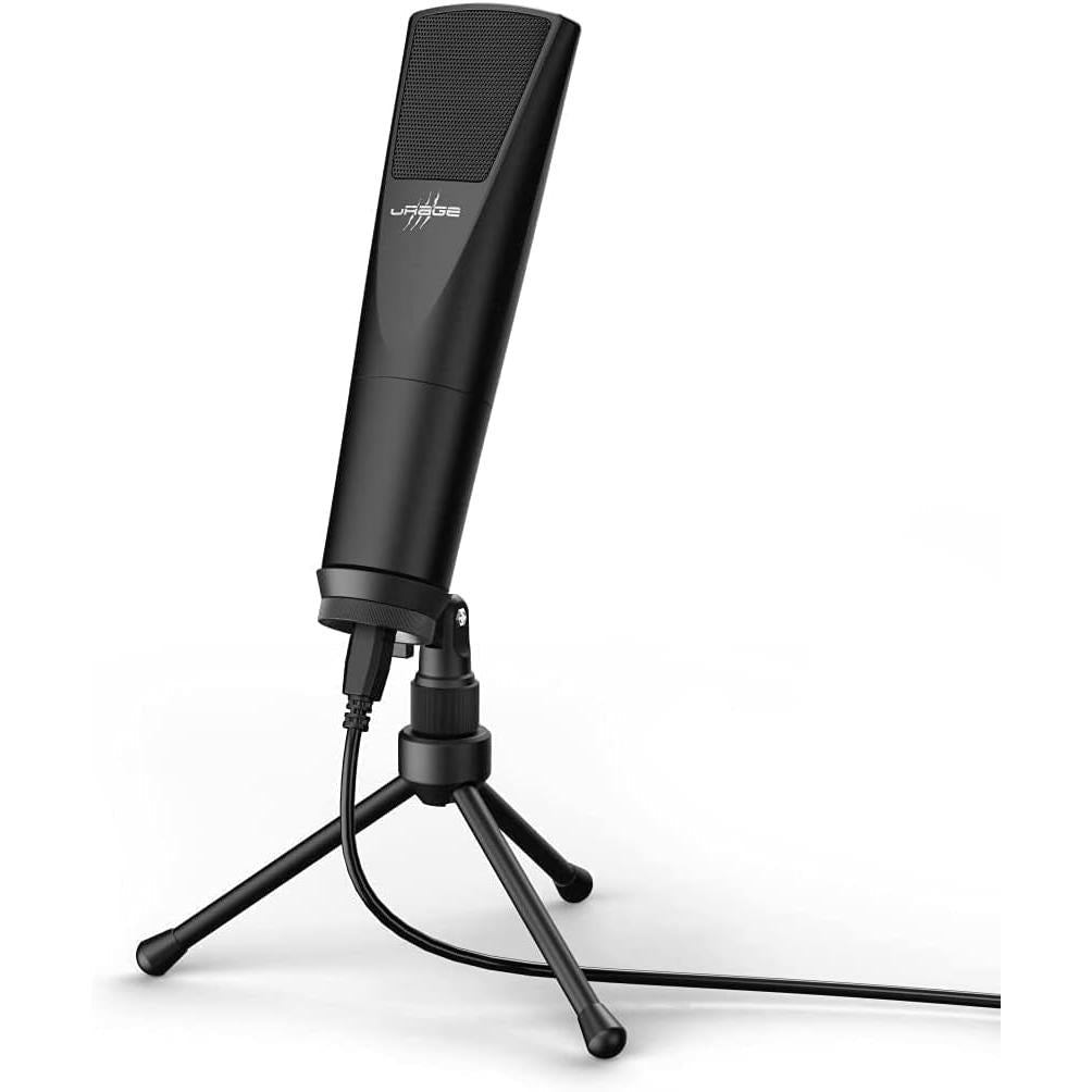 uRage Stream 800 HD USB Studio Streaming Microphone 2.5M USB Wired Black