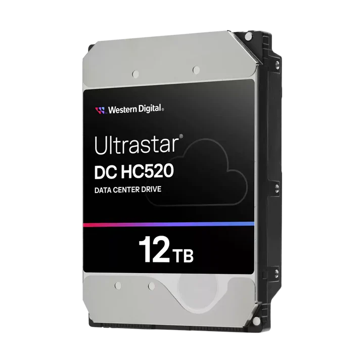 WD Ultrastar DC HC520 Hard Drive - 12TB / 3.5-inch / SATA-III / 7200 RPM / 256MB