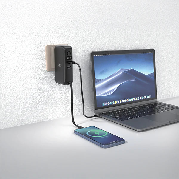 Engage Hybrid 65W Gan Charger Power Bank 10000Mah