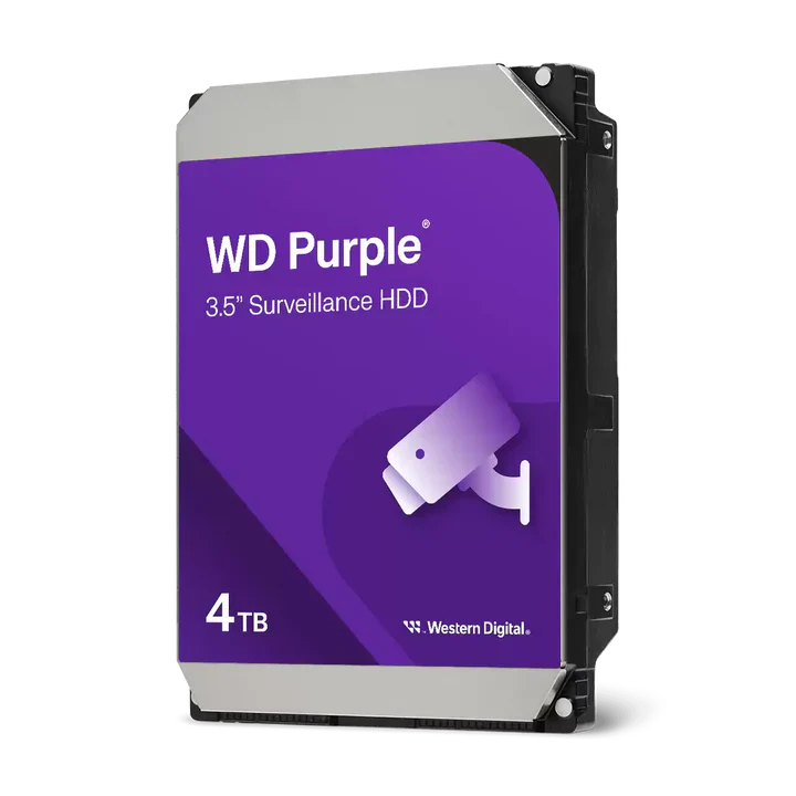 Wd Purple 4Tb Surveillance Hard Disk Drive - 5400 Rpm Class Sata 6Gb/S 64Mb Cache 3.5 Inch Wd43Purz