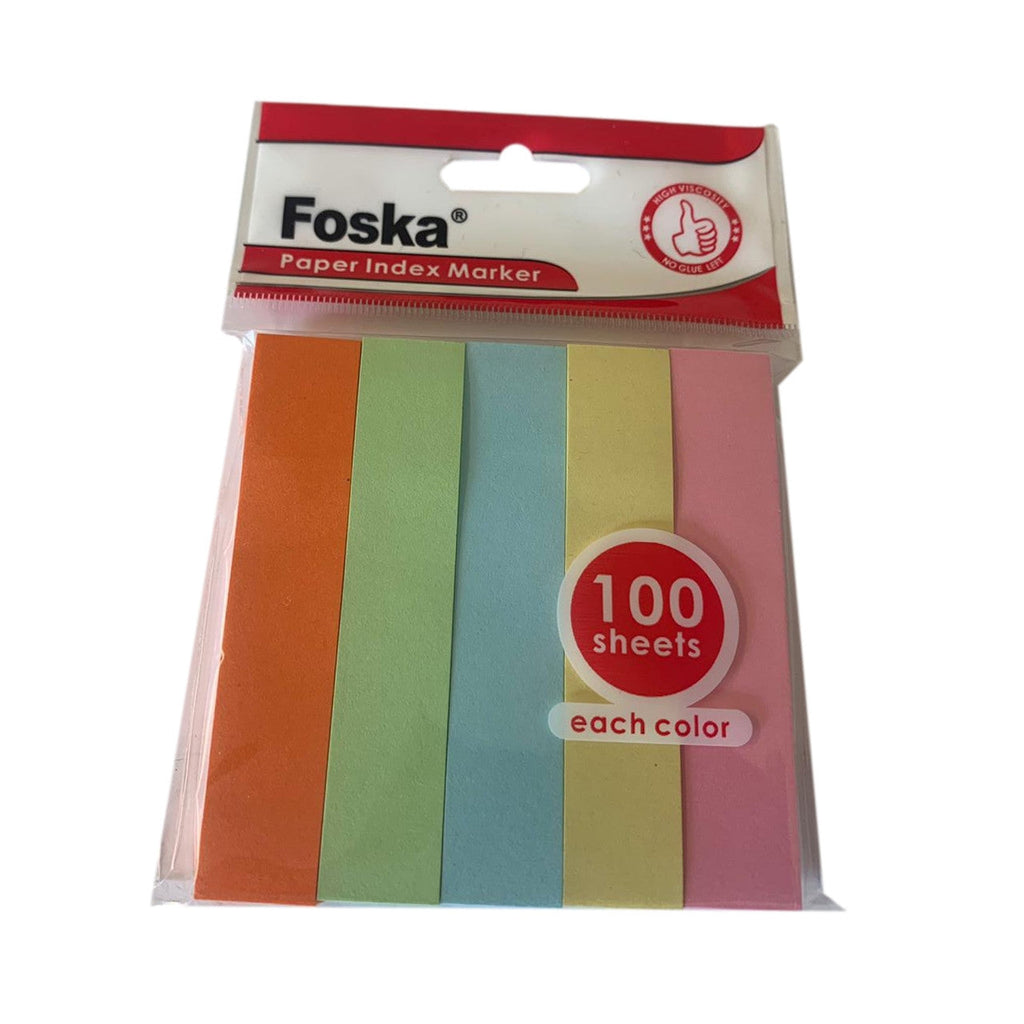 Foska Adhesive Sticky Paper Index Marker G3348 3 100 Sheets